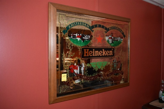 Heineken Mirrored Sign
