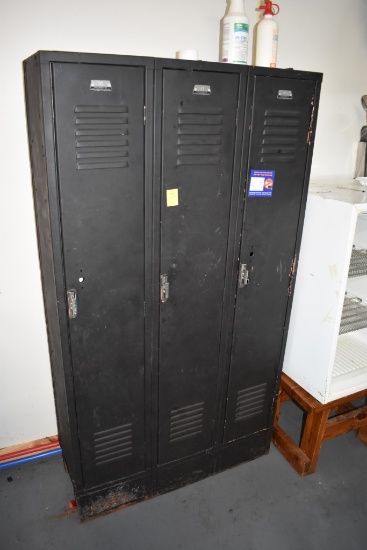 3 Door Metal Locker