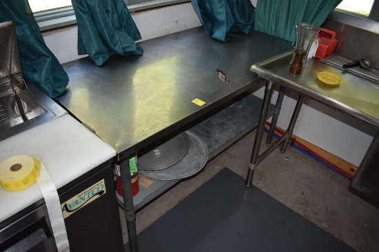 Stainless Steel 2 Tier Prep Table