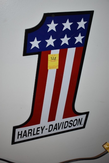 Metal Harley Davidson #1 Sign