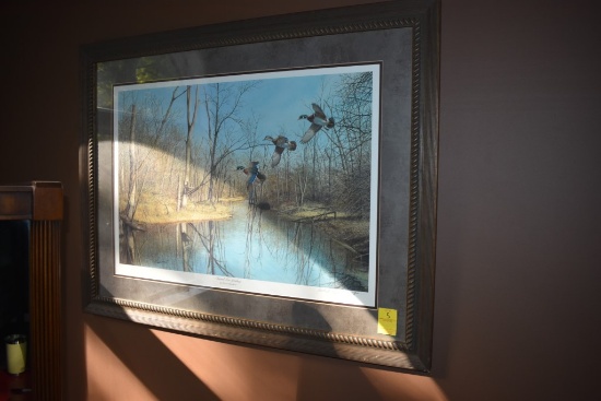 "Cleared for Landing" Painting by Richard Plasschaert