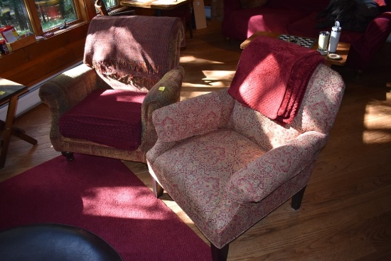 2 Upholstered Arm Chairs