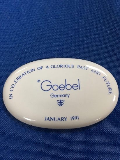 Hummel January 1991 Celebratory Plate