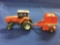 Case 7130 Mini Tractor and Case Mini Round Baler