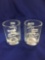 Set of 2 Case 1990 Parts Glasses