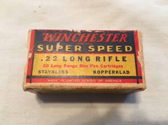 Winchester Super Speed 22 Long Rifle-50 Cartridges