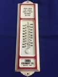 Emma Creamery Co. Metal Advertising Thermometer