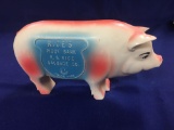 R. B. Rice Plastic Piggy Bank