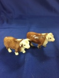 Hereford Bull Salt and Pepper Shaker Set