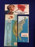 Set of 3 Conoco Maps