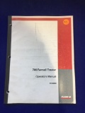706 Farmall Tractor Operators Manual