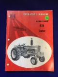 International 826 Tractor Operators Manual