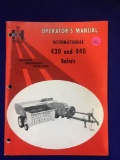 International 430 and 440 Baler Operators Manual And Setting Up Instructions Packet