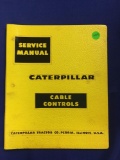 Catapillar cable Controls Service Manual