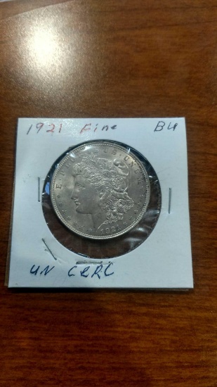 1921 silver dollar