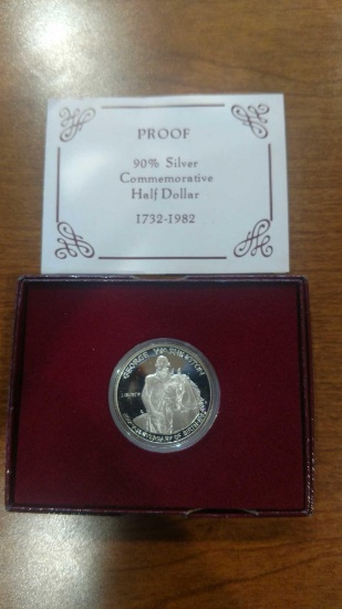 1732-1982 commemorative half dollar proof