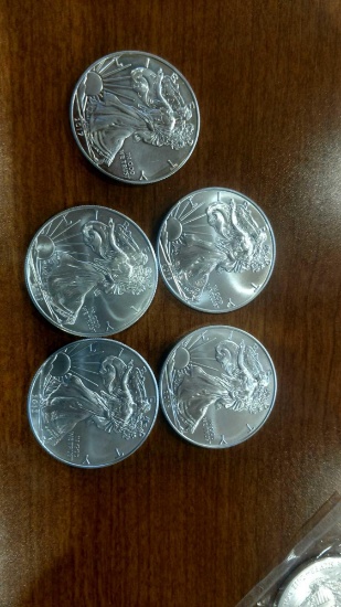 2009,2015,2017 silver dollar