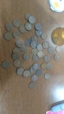44 wheat pennies from 1918-1957
