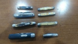 8 pocket knifes