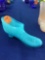 Degenhart Daisy Pattern Mini Shoe - light blue