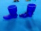 Westmoreland blue boots w/spurs