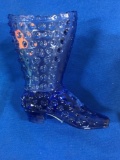Fenton Boots Hobnail Pattern - blue
