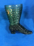 Fenton Boots Hobnail Pattern - dark green