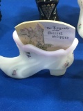 Fenton The Legend of the Secret Slipper-Hand Painted