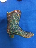 Fenton Daisy Pattern Boot- brown