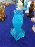 Degenhart Glass Owl - blue