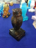 Degenhart Glass Owl - brown