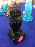 Degenhart Glass Owl - black