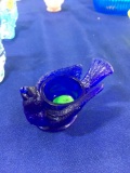 Degenhart Glass Bird - cobalt