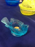 Degenhart Glass Bird - blue