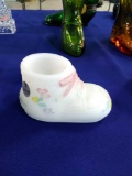 Fenton Baby Bootie - Hand Painted