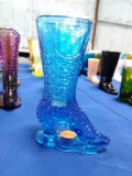 B&H Glass Boot on Stand - blue
