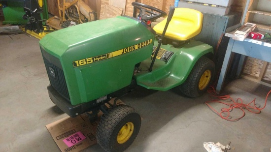 John Deere 165 hydro yard tractor