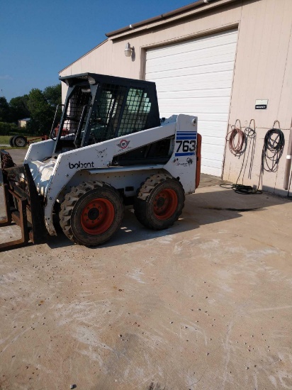 763 bobcat with bucket