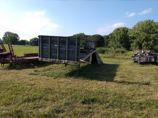 Army trailer with sides