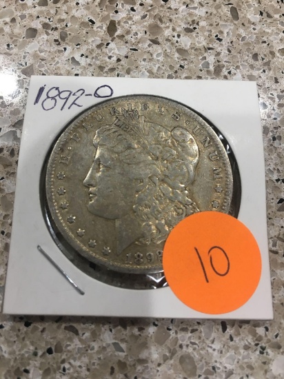 1892-0 Morgan Silver Dollar