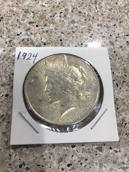 1924 Morgan Silver Dollars