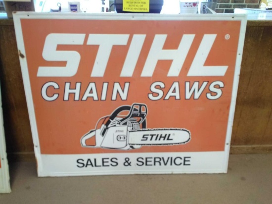 Stihl Chain Saw Sales and Service sign