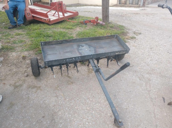 Yard areator pull type