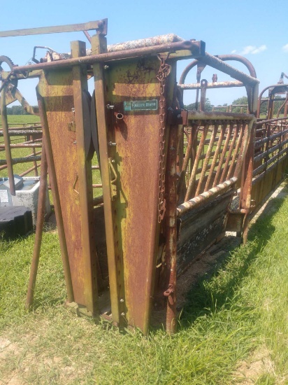 Working chute , with powder river headgate and WW chute