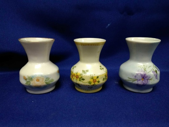 Flowered vases