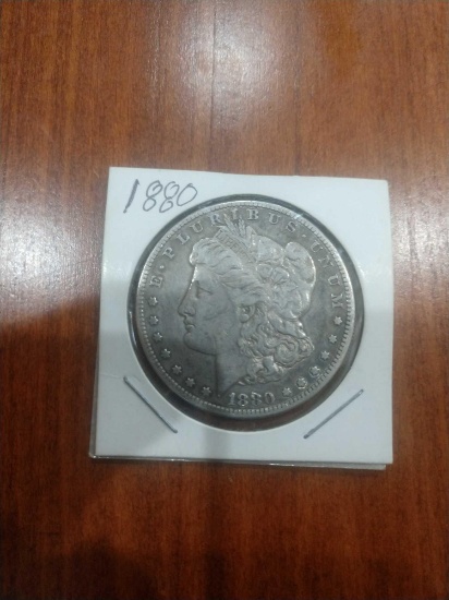 1880 Morgan silver Dollar