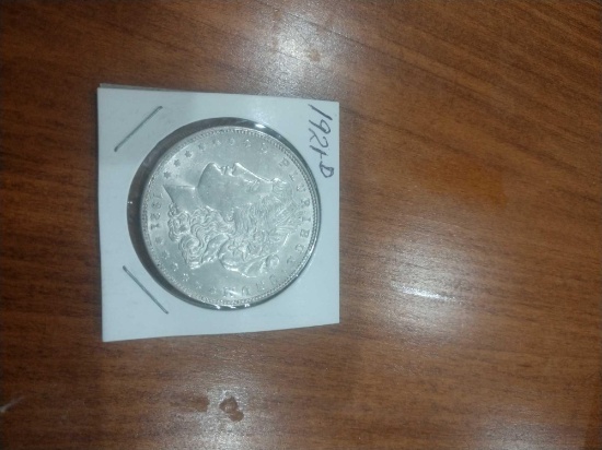 1921 D Morgan Silver Dollar very nice