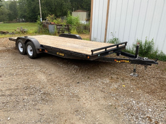 Doo little trailer MFG XT-8418 flat bed trailer