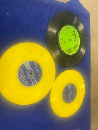 Set of 3 old 45 records