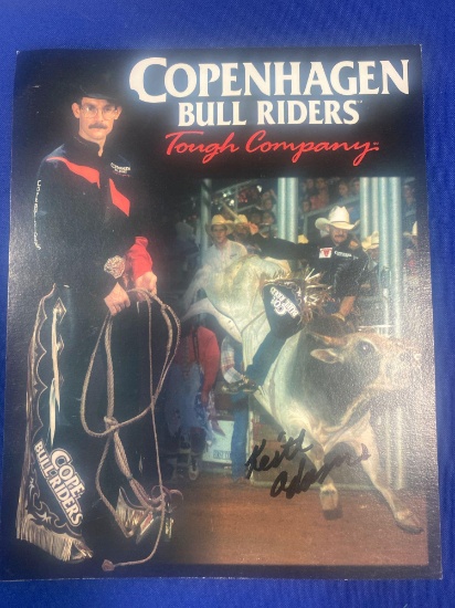 Keith Adams signed photo 1996 PBR qualifier